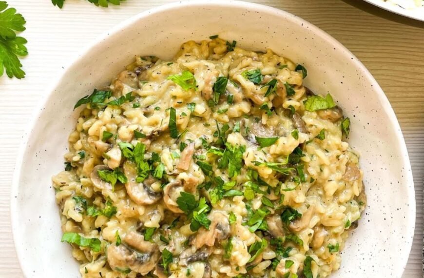 Heavenly Creamy One Pot Mushroom and Herb Rice A Side Dish You’ll Fall in Love With