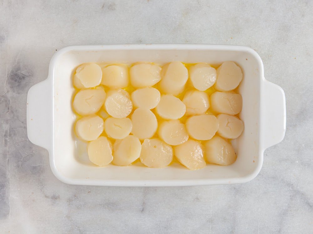 Prepare the Scallops-30-Minute Golden Crispy Parmesan Baked Scallops