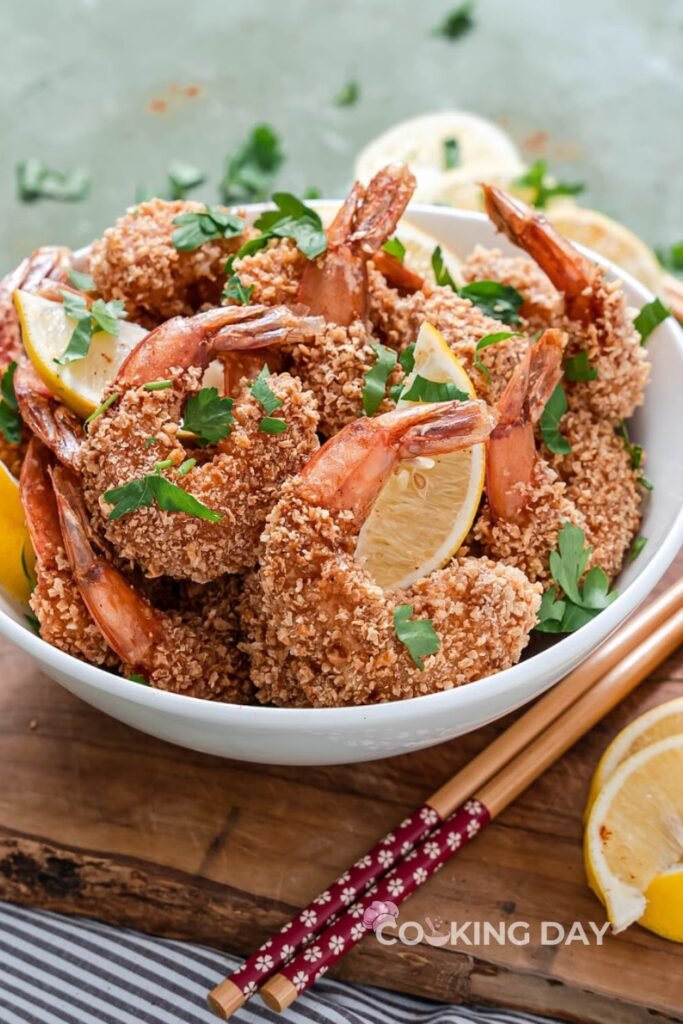 Crispy Lemon Panko Fried Shrimp – Light, Golden & Irresistible