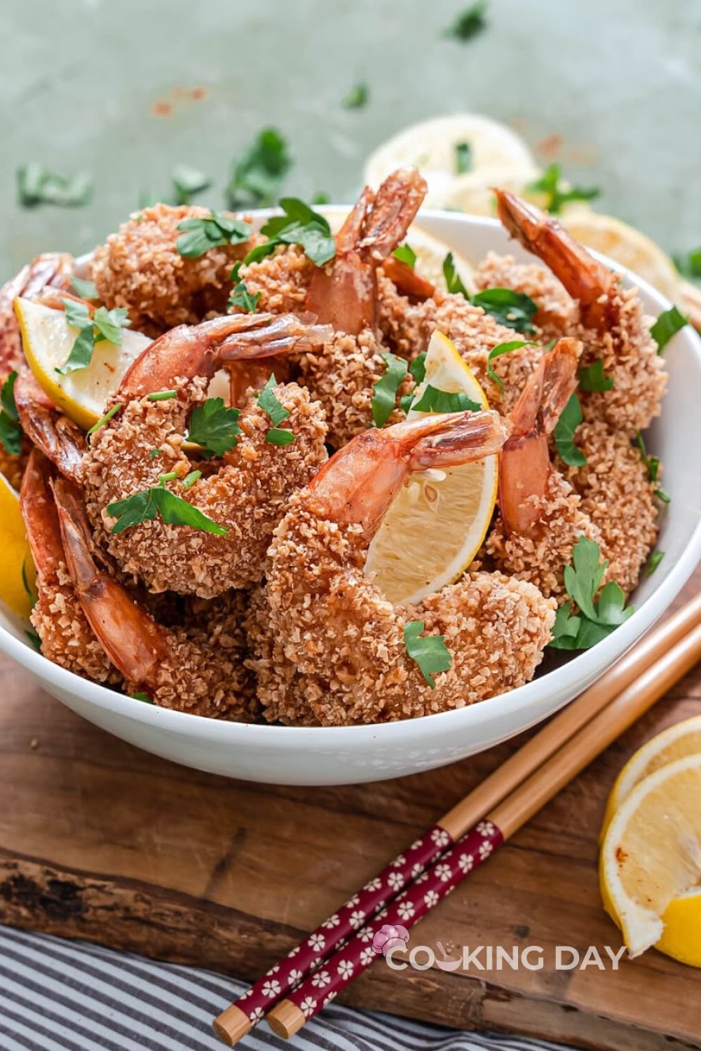 Crispy Lemon Panko Fried Shrimp – Light, Golden & Irresistible