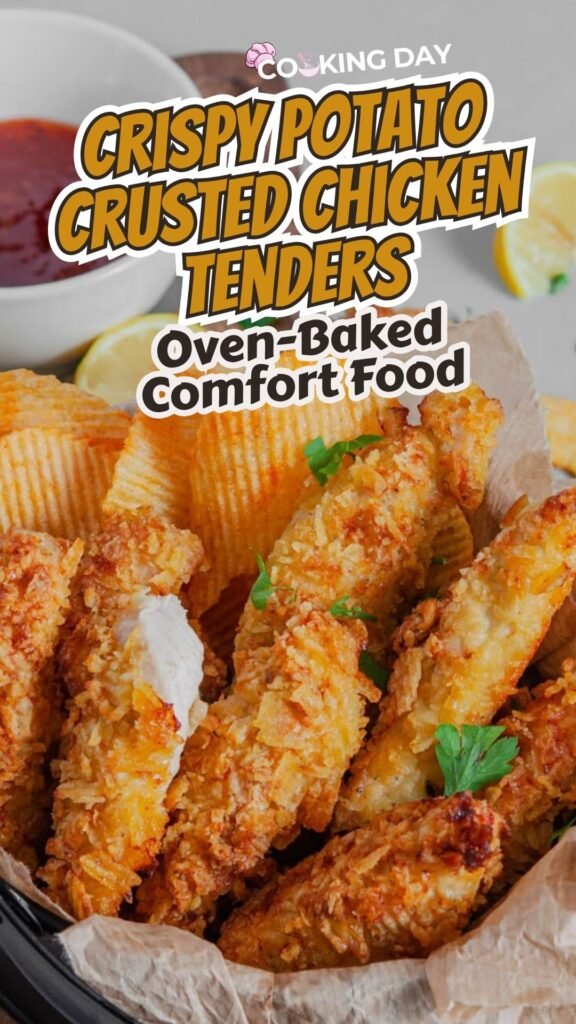 Crispy Potato Crusted Chicken Tenders – Oven-Baked Comfort Food