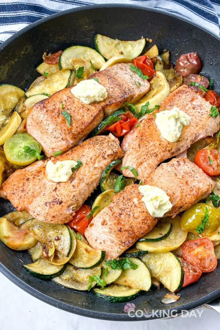 Delicious Salmon with Herb Butter A Fresh, Flavorful Skillet Dinner in Under 30 Minutes