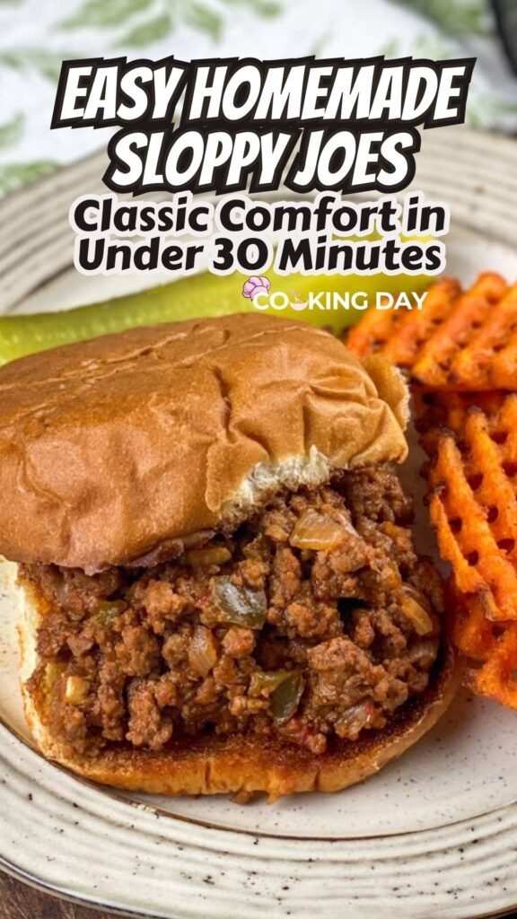 Easy Homemade Sloppy Joes – Classic Comfort in Under 30 Minutes