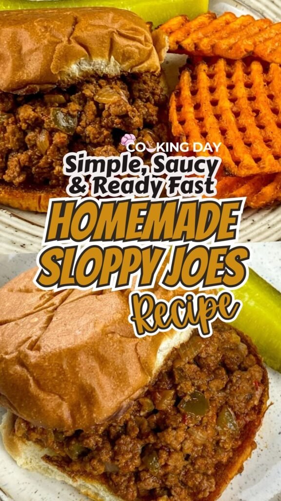 Homemade Sloppy Joes Recipe – Simple, Saucy & Ready Fast