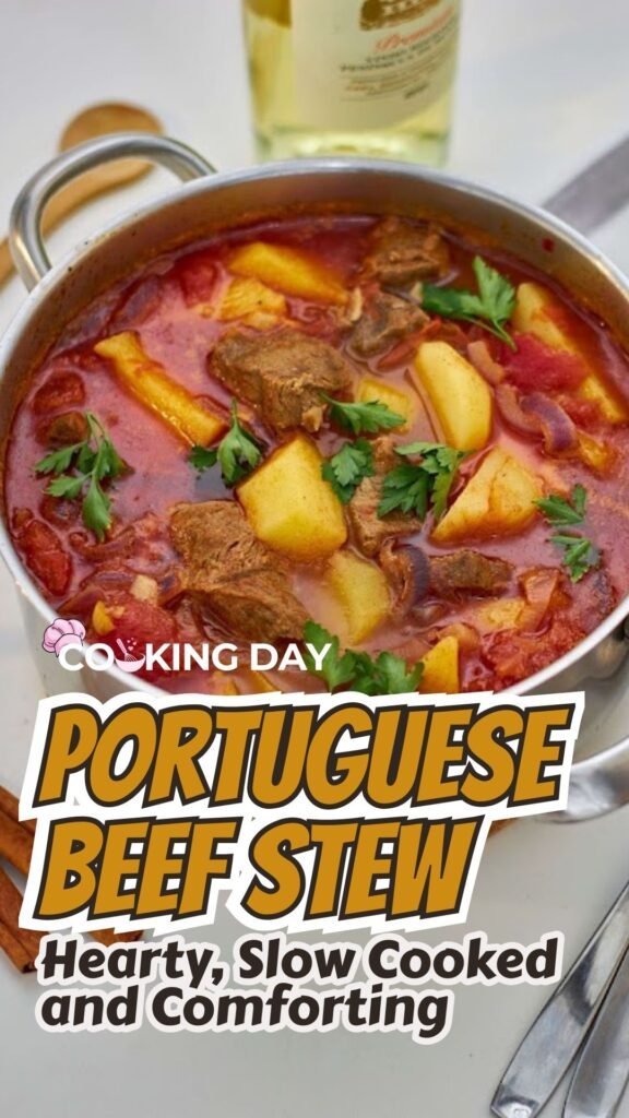 Portuguese Beef Stew, Hearty, Slow Cooked and Comforting