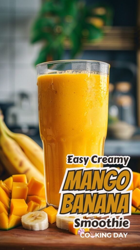 Easy Mango Banana Smoothie