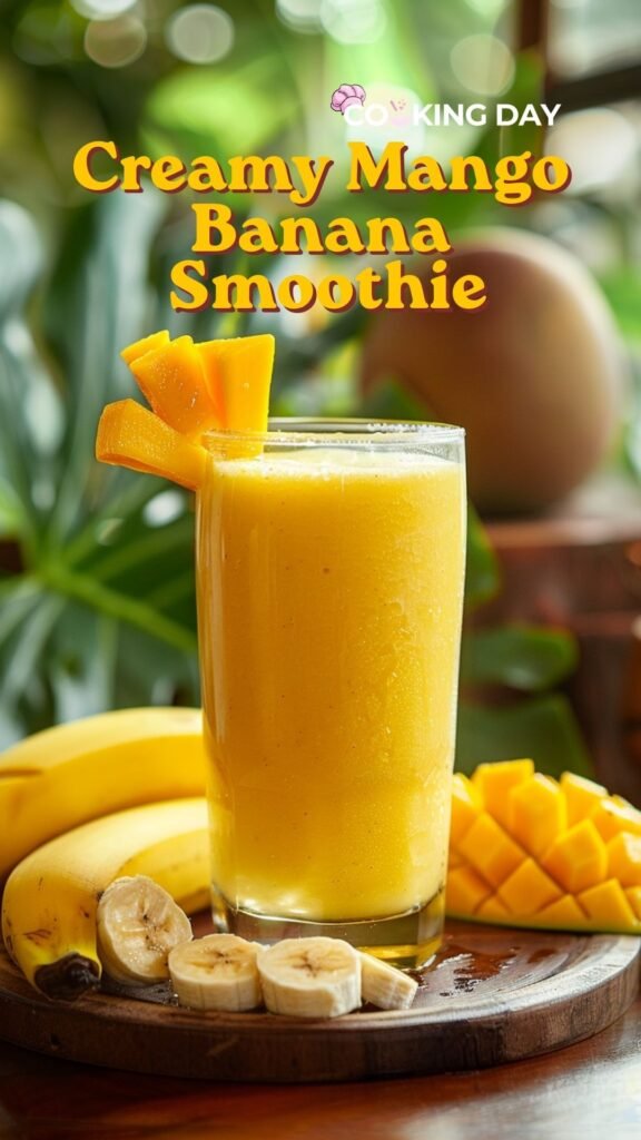 Healthy Mango Banana Smoothie