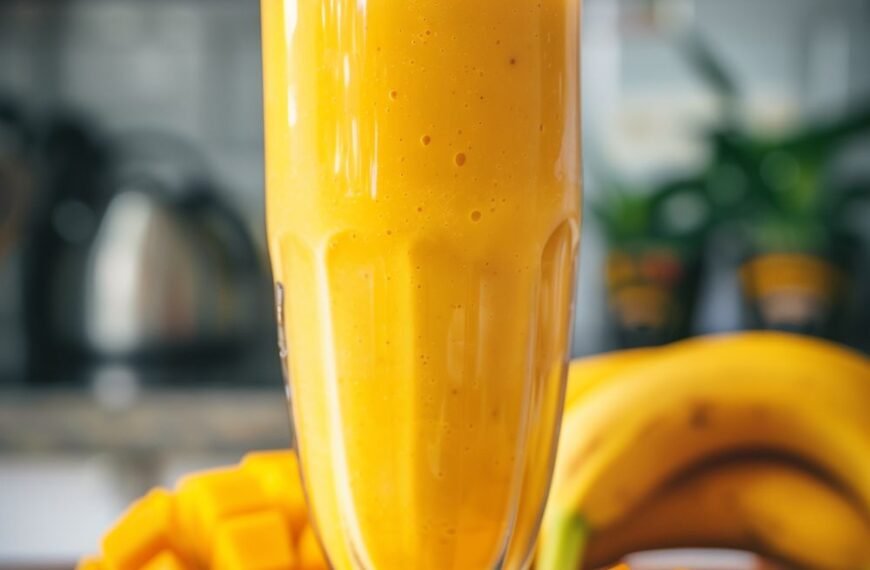 Creamy Mango Banana Smoothie Recipe