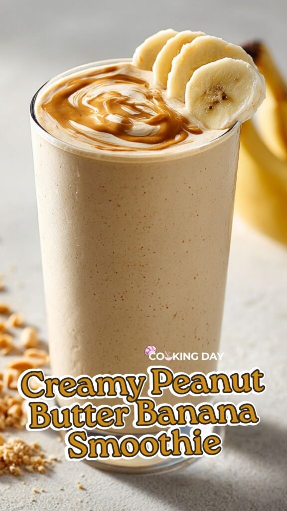 Creamy Peanut Butter Banana Smoothie You Can Make in Minutes