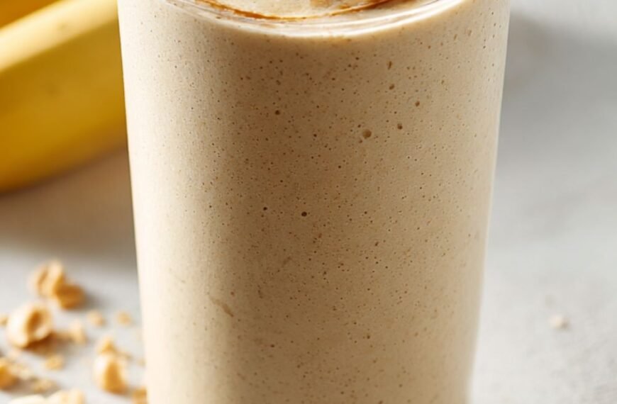 Creamy Peanut Butter Banana Smoothie – A Rich and Energizing Blend You’ll Love