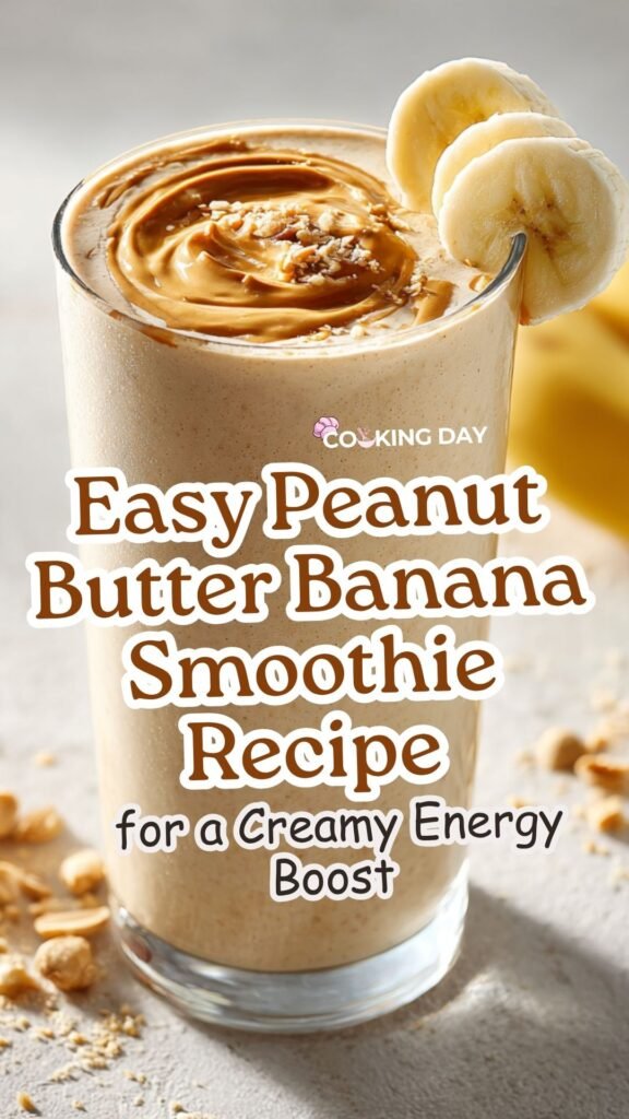 Easy Peanut Butter Banana Smoothie Recipe for a Creamy Energy Boost