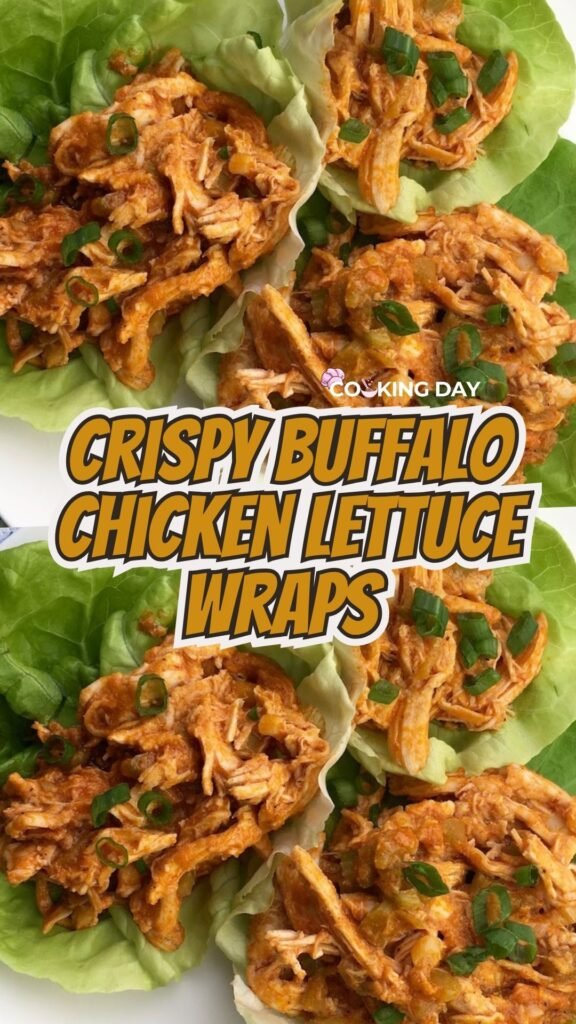 Fast Buffalo Chicken Lettuce Wraps That Are Crispy and Delicious