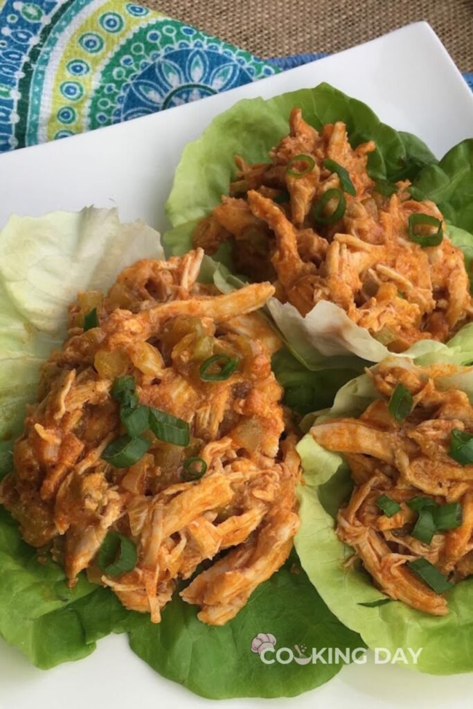 Crispy Buffalo Chicken Lettuce Wraps – Fast Low Carb Dinner Idea