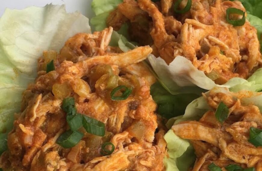 Crispy Buffalo Chicken Lettuce Wraps – Fast Low Carb Dinner Idea