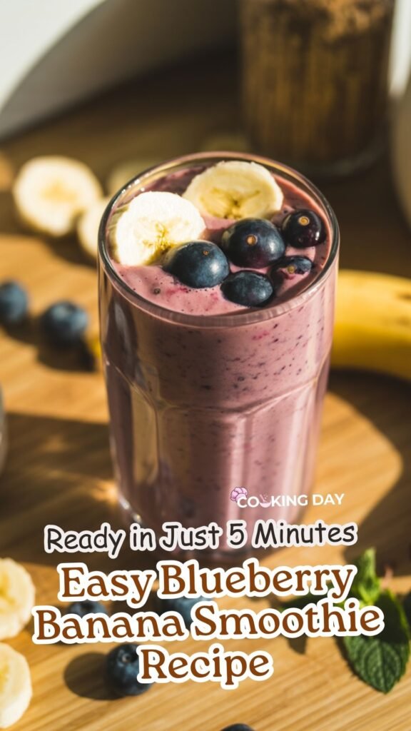 Easy Blueberry Banana Smoothie Recipe Ready in Just 5 Minutes