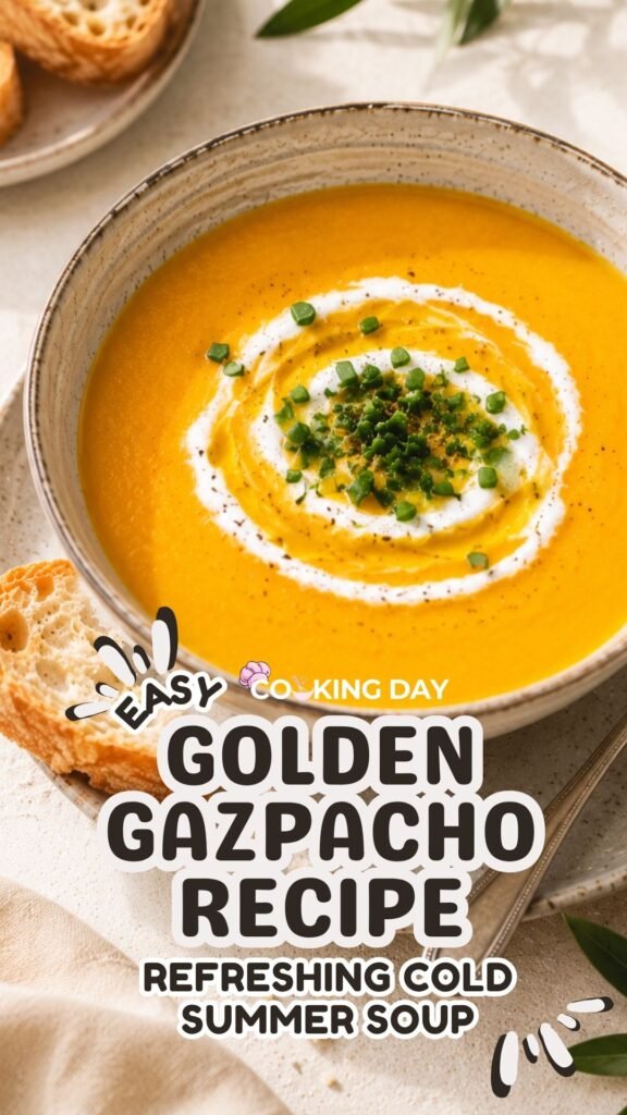 Easy Golden Gazpacho Recipe – Refreshing Cold Summer Soup