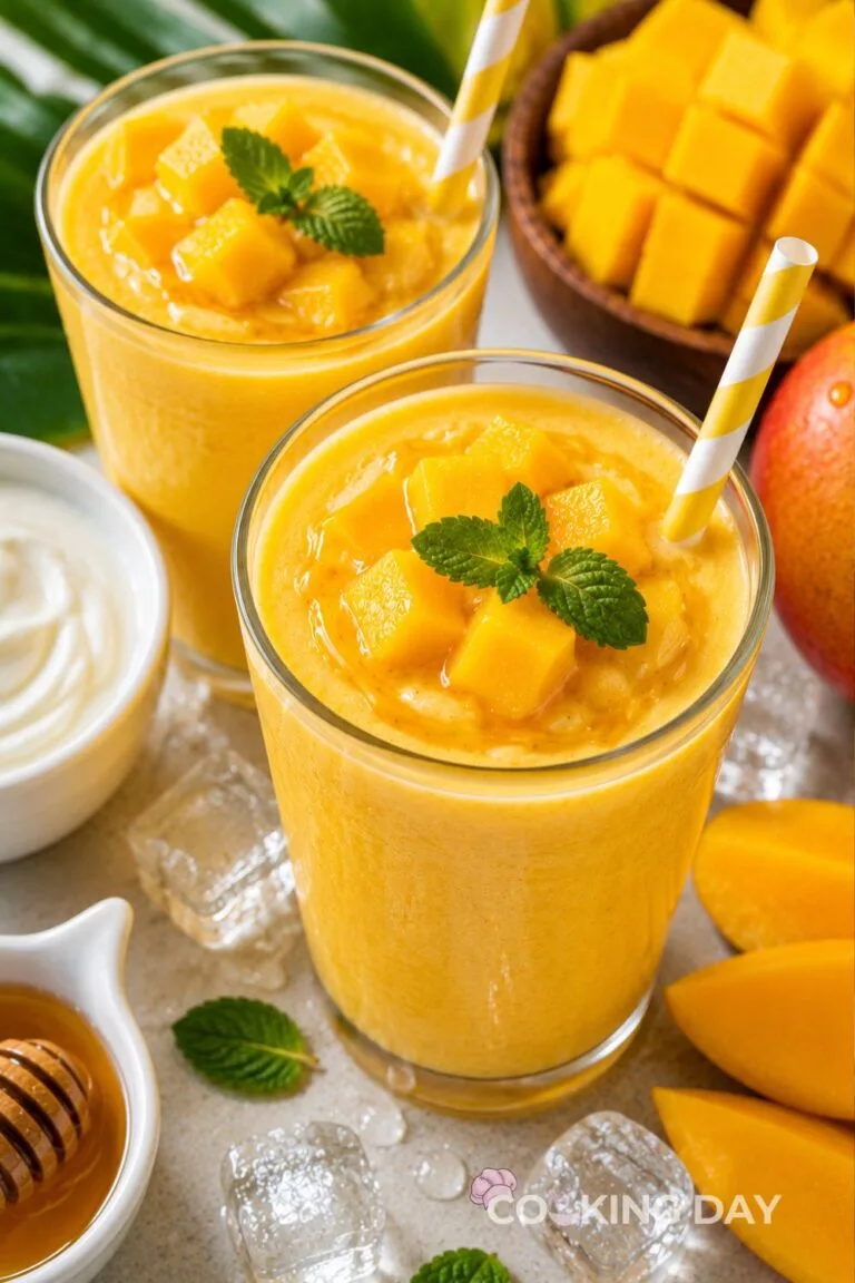 Mango Yogurt Smoothie – Creamy Tropical Breakfast Drink