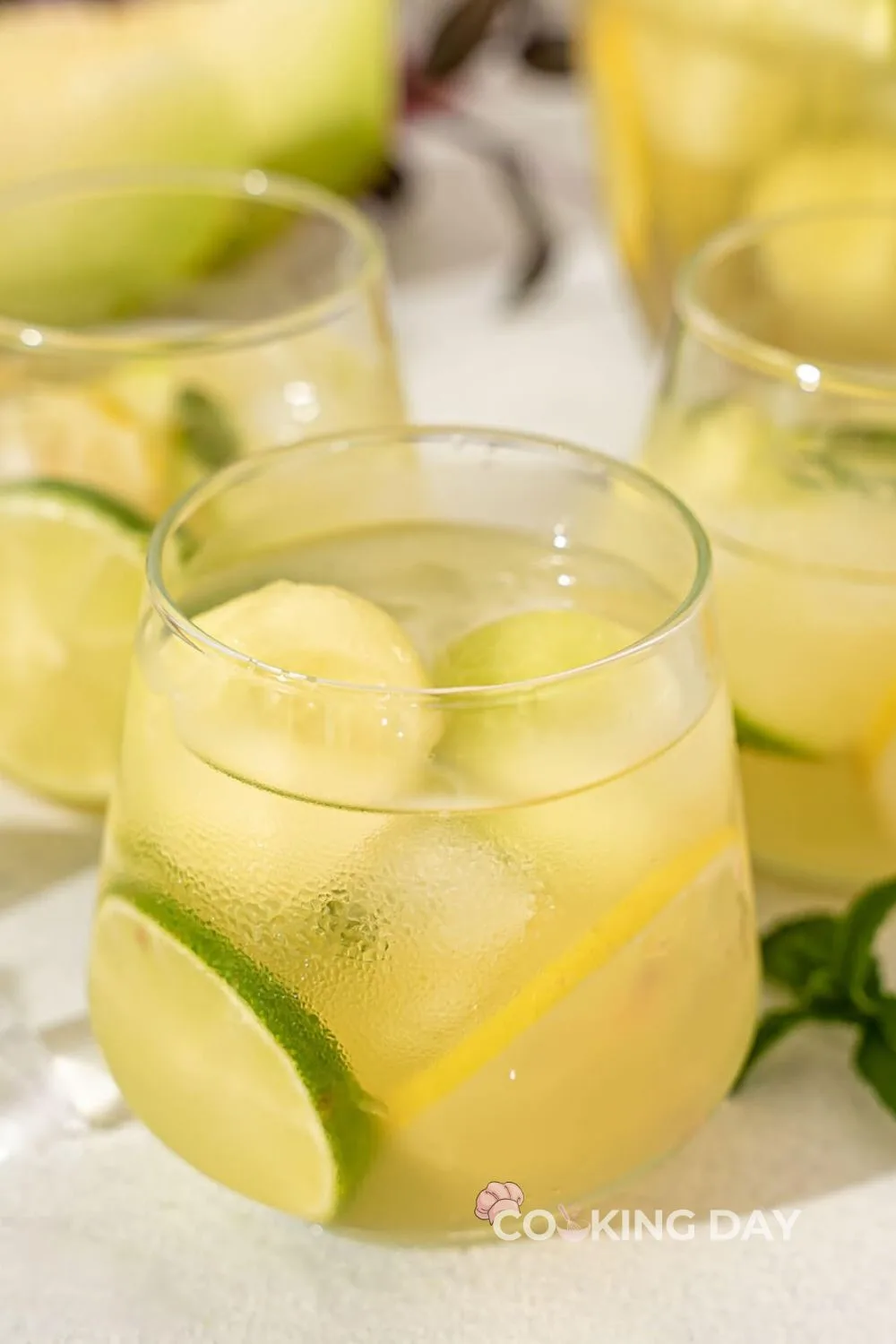 Melon Apple Sangria Recipe – Easy Summer White Sangria Drink