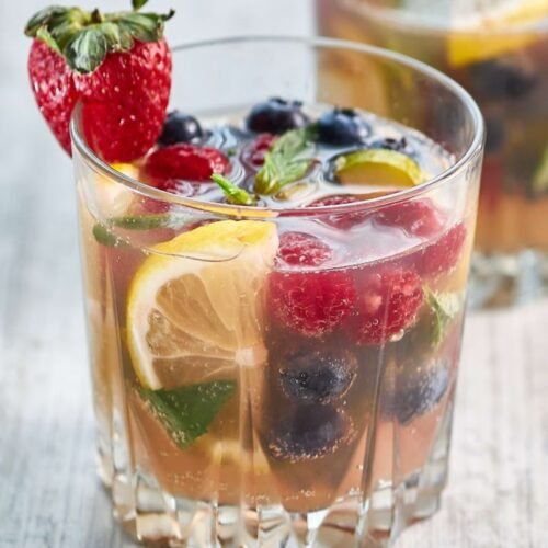 Mint Berry Sangria Recipe (Refreshing Summer White Sangria)