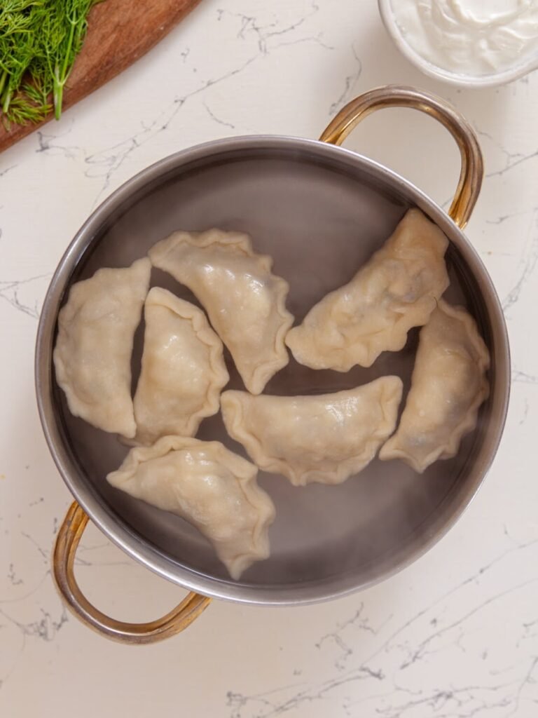 Step 7: Boil the Pierogi - Potato Mushroom Pierogi