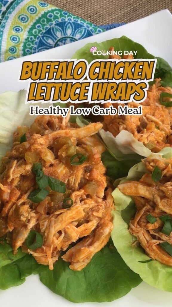 Crispy Buffalo Chicken Lettuce Wraps – Fast Low Carb Dinner Idea