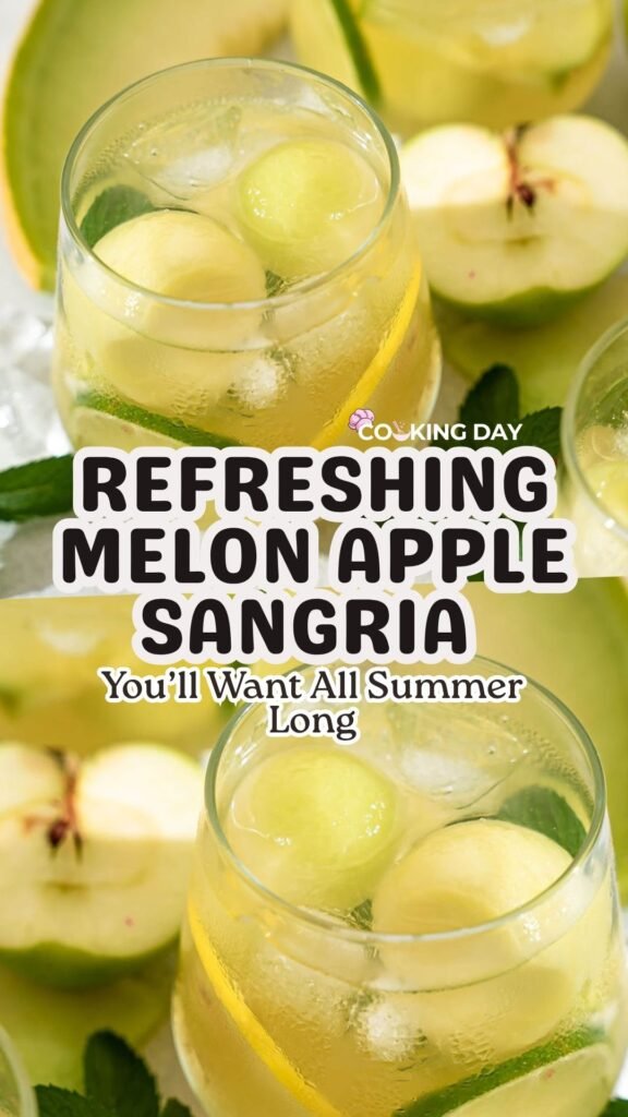 Refreshing Melon Apple Sangria You’ll Want All Summer Long