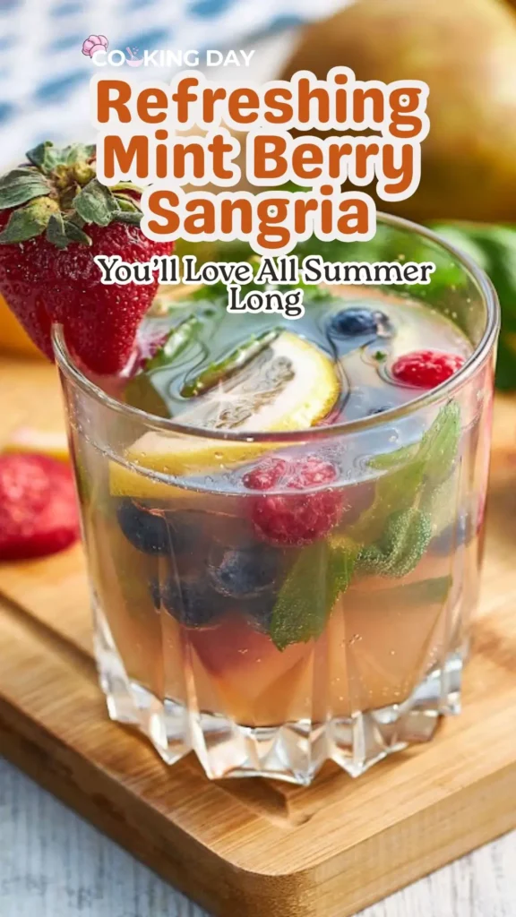 Refreshing Mint Berry Sangria You’ll Love All Summer Long