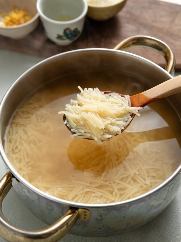 Step 5: Cook the Fideo Noodles - Chicken Fideo Soup