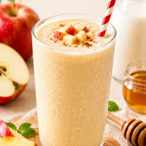 Creamy Apple Milk Smoothie Recipe – Easy Refreshing Breakfast Drink