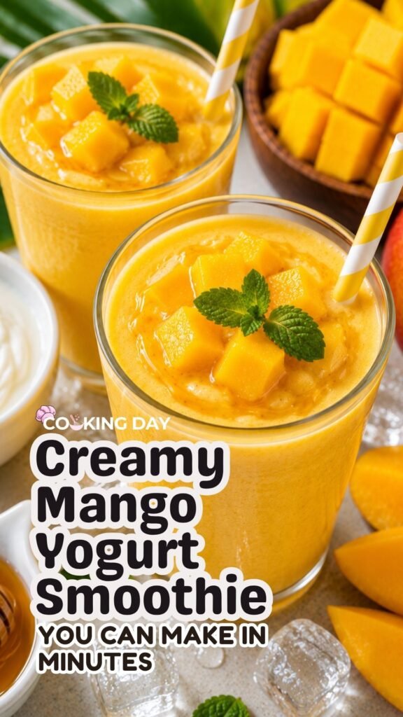 Creamy Mango Yogurt Smoothie You Can Make in Minutes