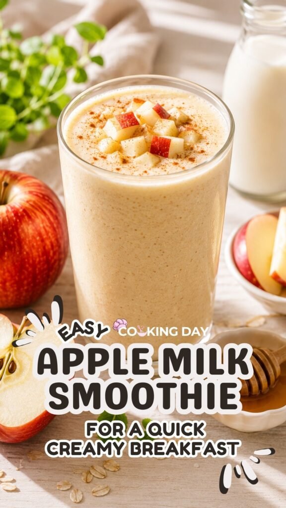 Easy Apple Milk Smoothie for a Quick Creamy Breakfast