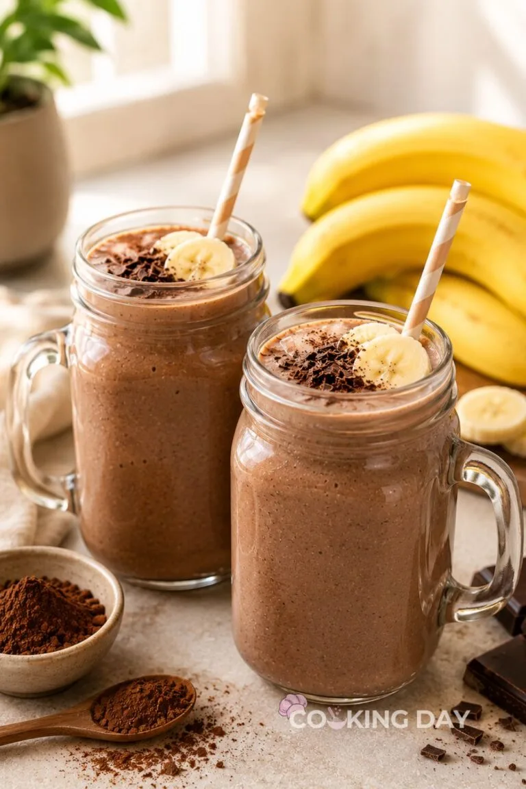 Easy Chocolate Banana Smoothie for a Quick Creamy Breakfast