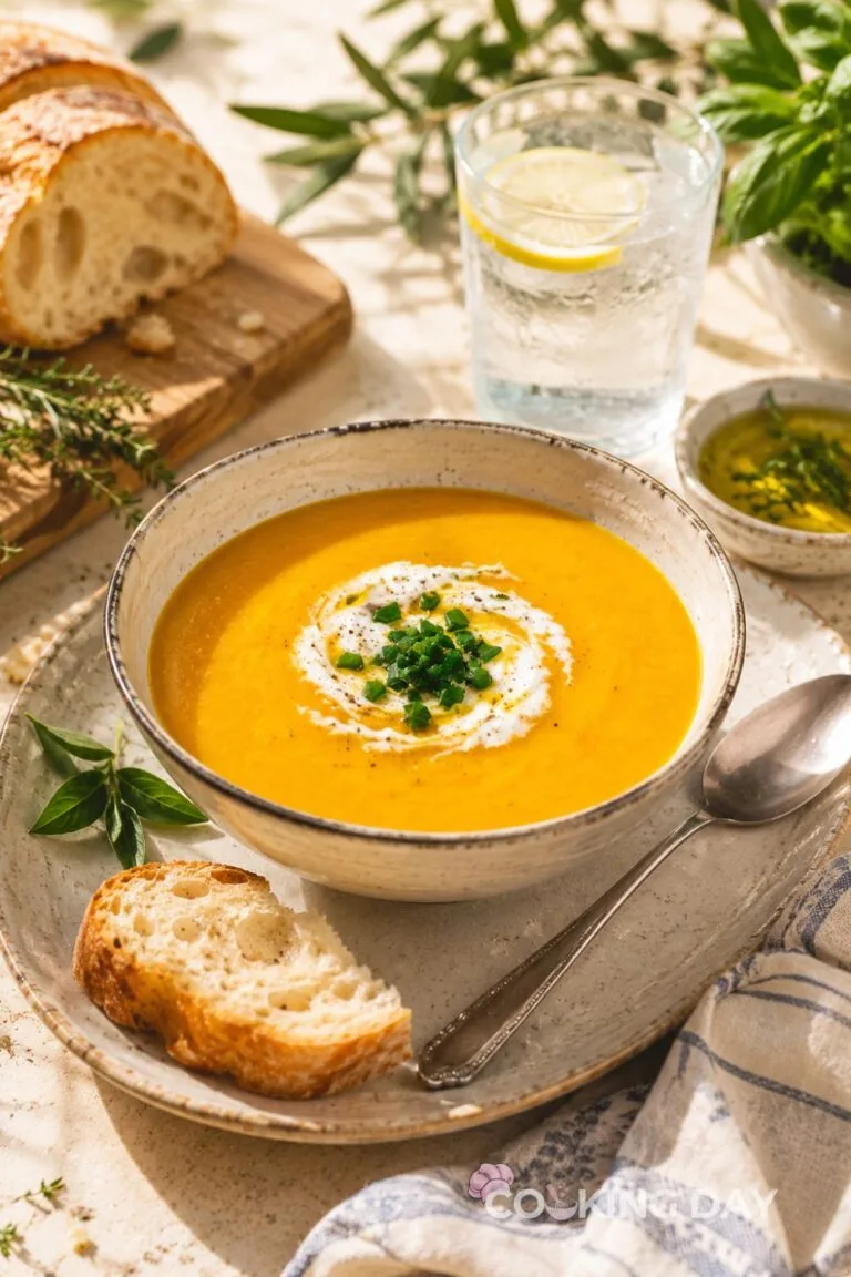 Golden Gazpacho Soup – Creamy Chilled Summer Soup Recipe