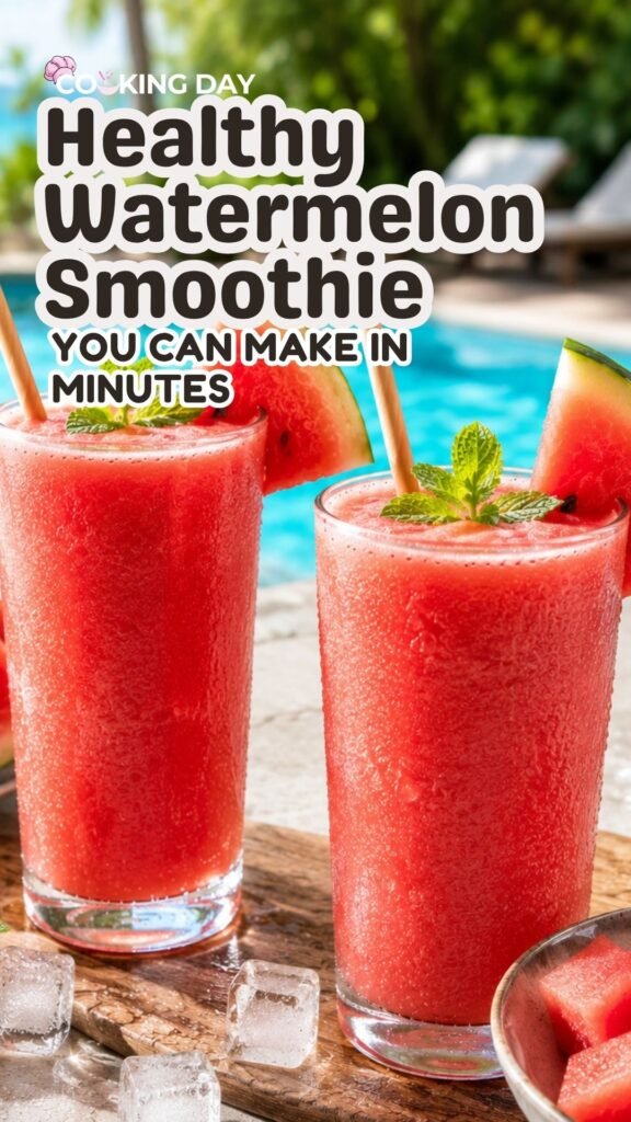 Healthy Watermelon Smoothie You Can Make in Minutes