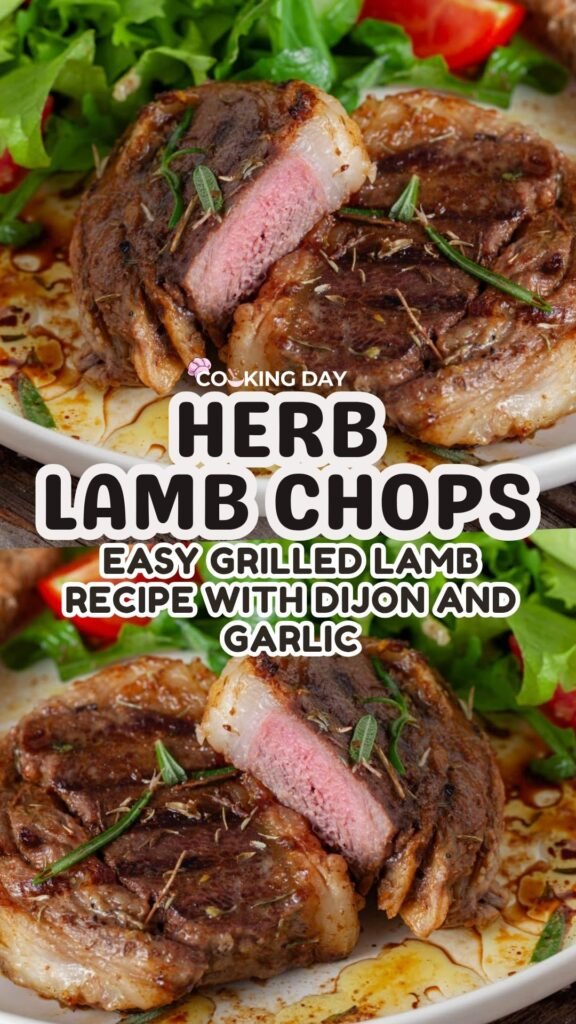 Herb Lamb Chops – Easy Grilled Lamb Recipe with Dijon and Garlic