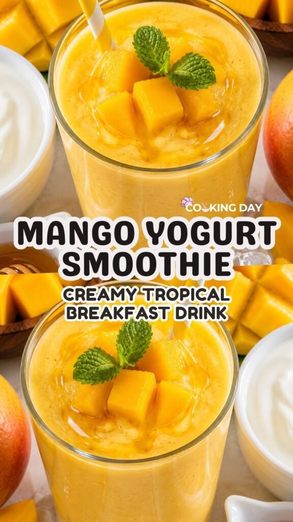 Mango Yogurt Smoothie – Creamy Tropical Breakfast Drink