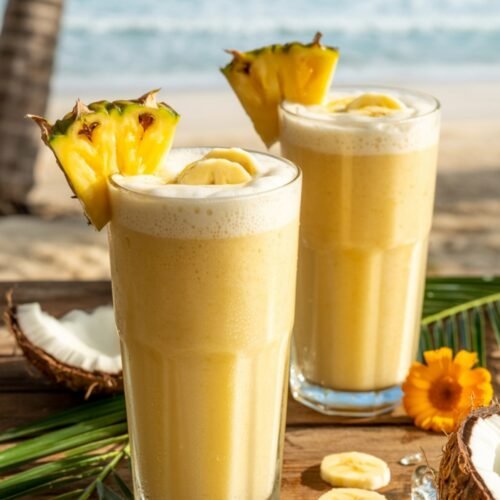 Easy Pineapple Banana Smoothie Recipe – Tropical Breakfast Drink