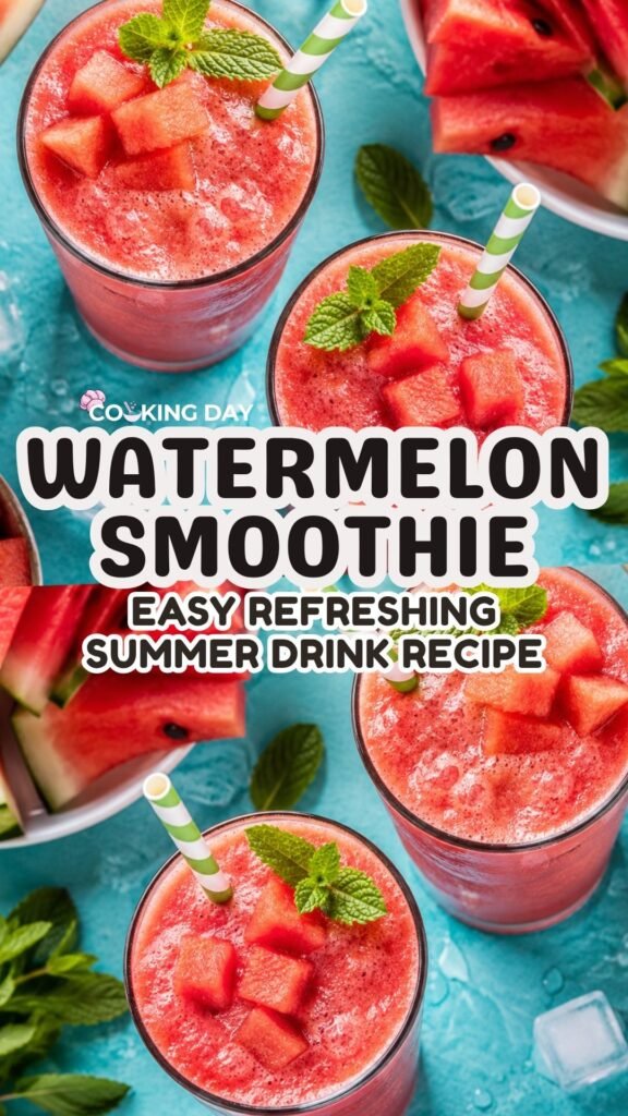 Watermelon Smoothie – Easy Refreshing Summer Drink Recipe