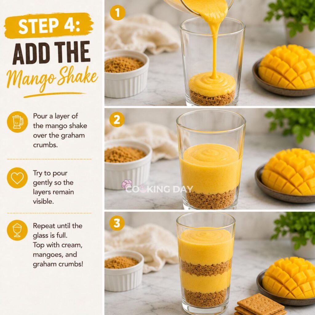 ADD THE MANGO SHAKE - MANGO GRAHAM SHAKE