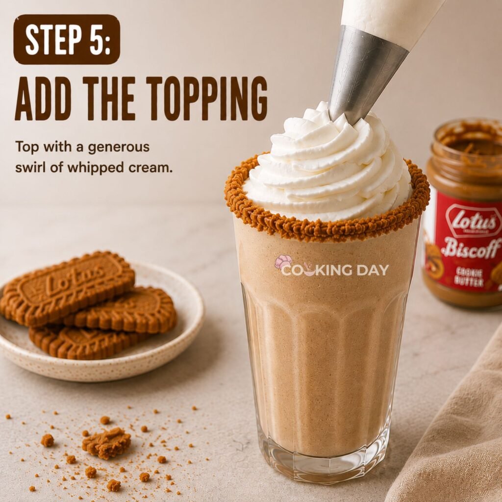 Add the Topping - Biscoff Milkshake