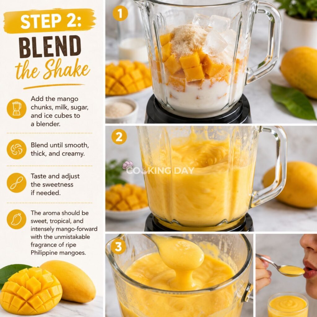 BLEND THE SHAKE - MANGO GRAHAM SHAKE