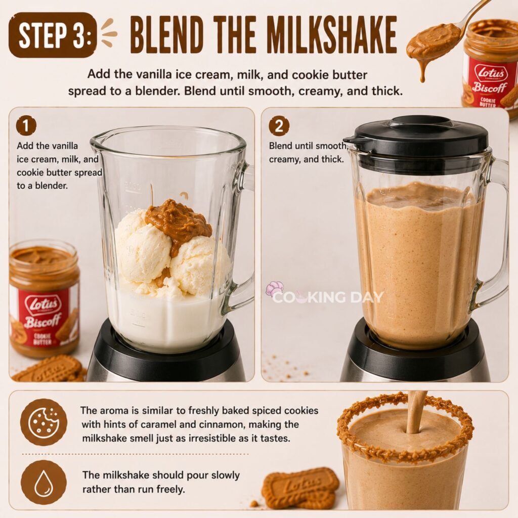Blend the Milkshake - Biscoff Milkshake