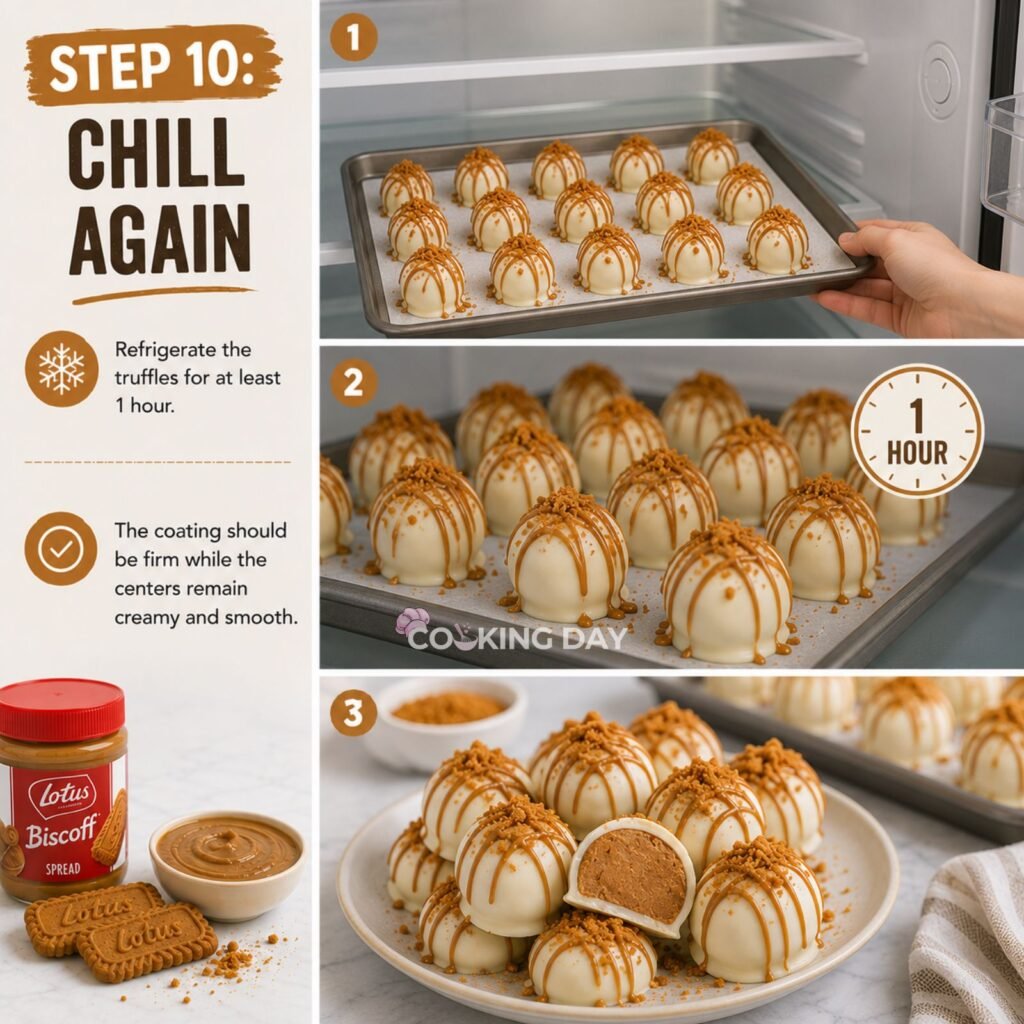 CHILL AGAIN - BISCOFF TRUFFLES WITH WHITE CHOCOLATE COATING