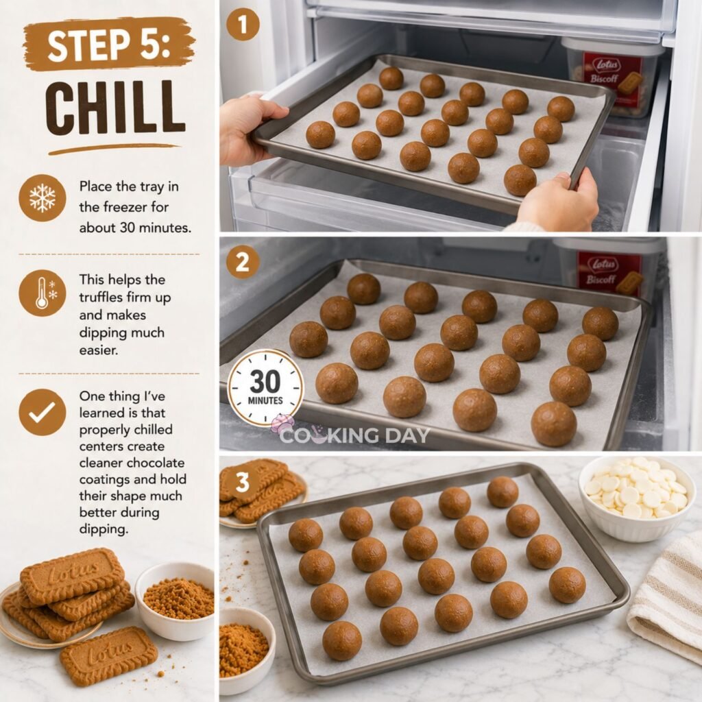 CHILL - BISCOFF TRUFFLES WITH WHITE CHOCOLATE COATING
