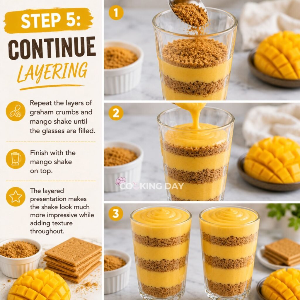 CONTINUE LAYERING - MANGO GRAHAM SHAKE