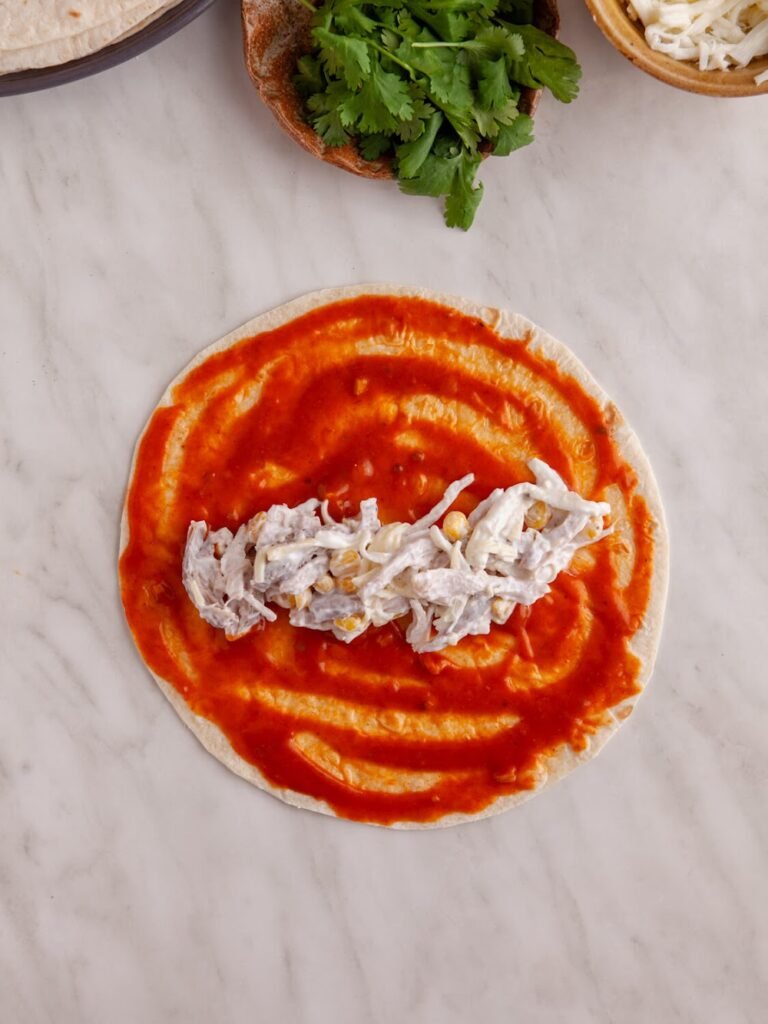 Coat the Tortillas