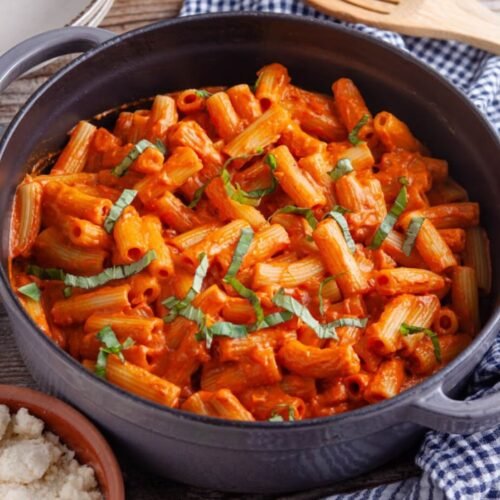 Creamy Rigatoni Vodka Pasta