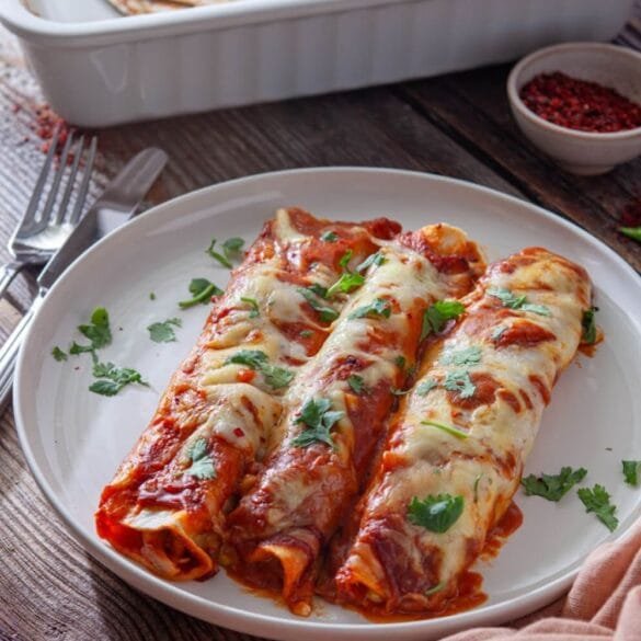 Easy Chicken Enchiladas Recipe – Cheesy Family Dinner Favorite