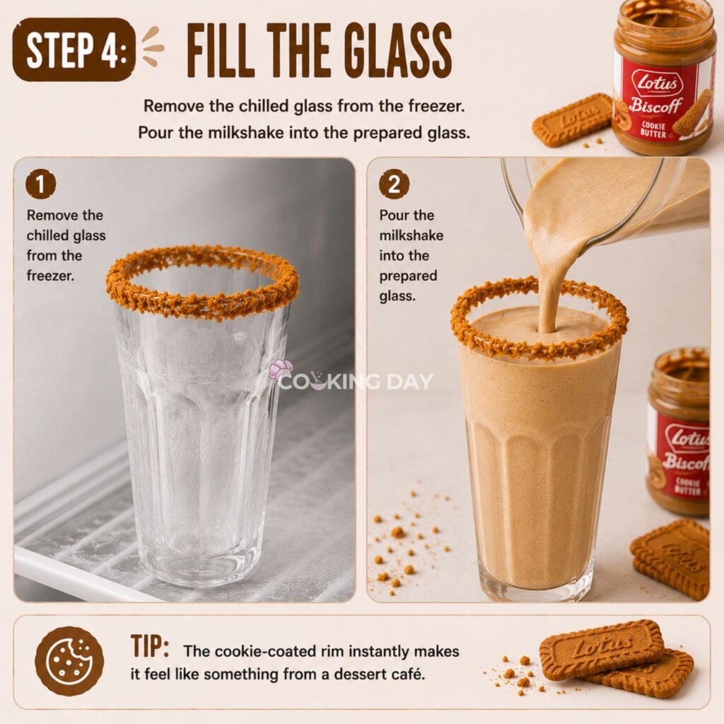 Fill the Glass - Biscoff Milkshake