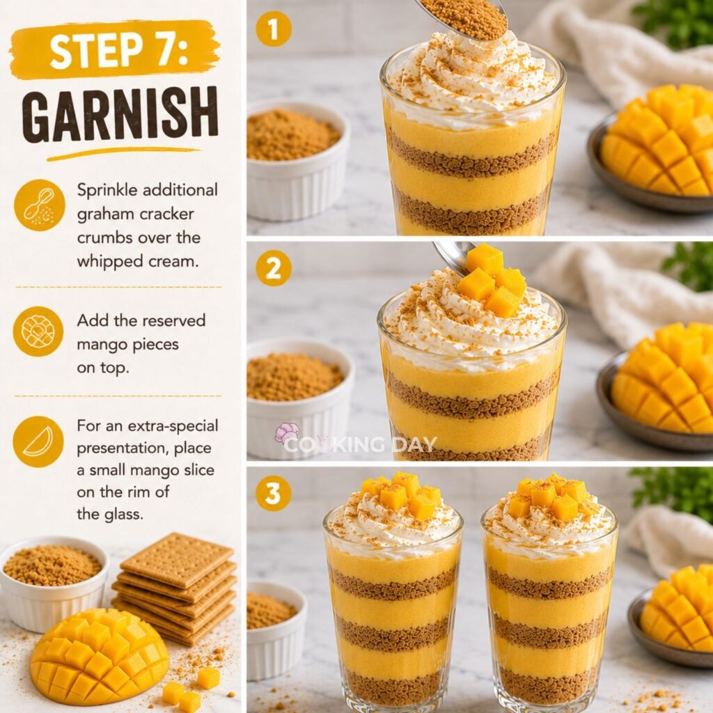 GARNISH - MANGO GRAHAM SHAKE